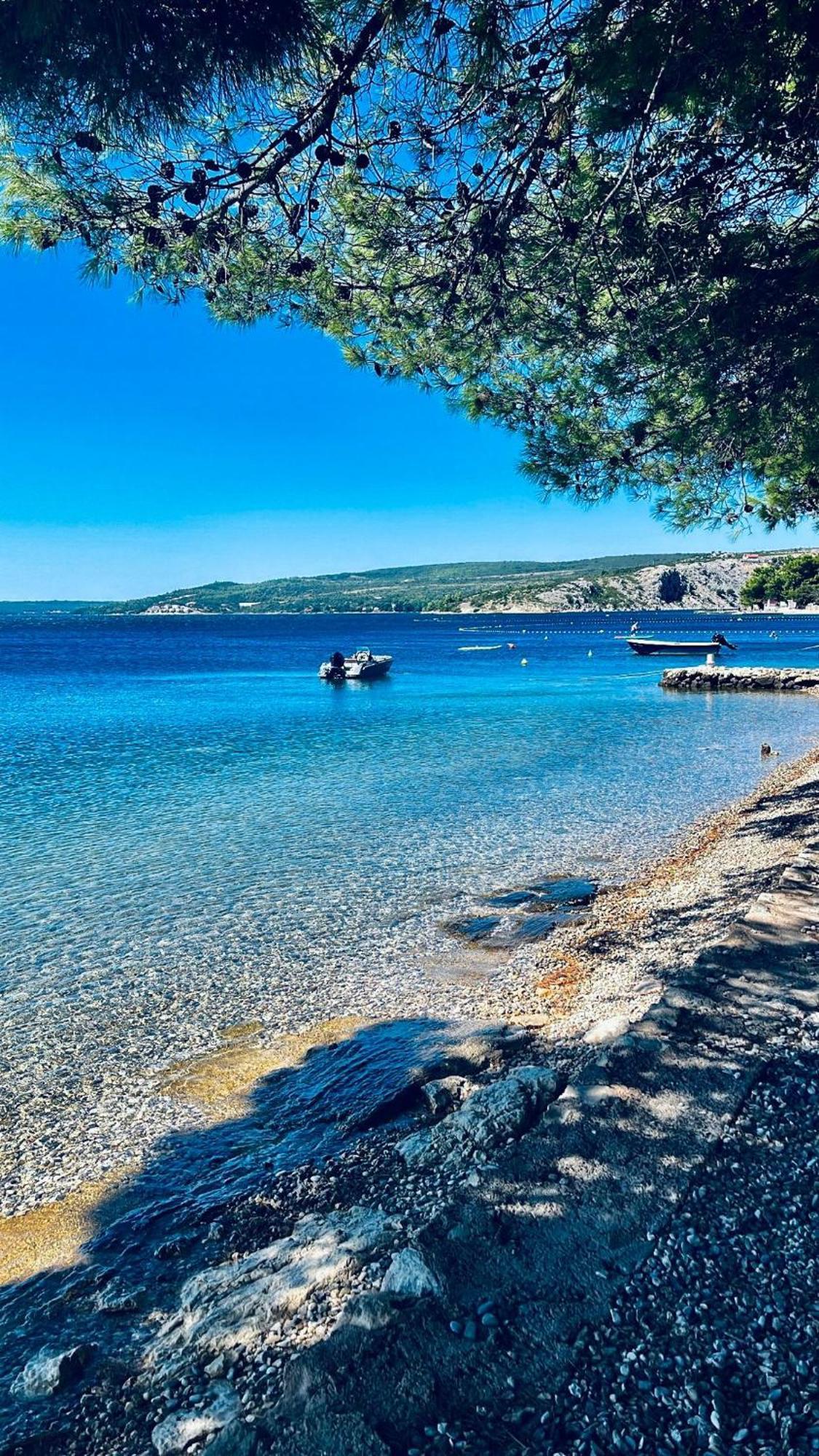 Modern Seeview Apartment Maslenica With Free Wifi, Free Parking, 300M From Beach Екстериор снимка